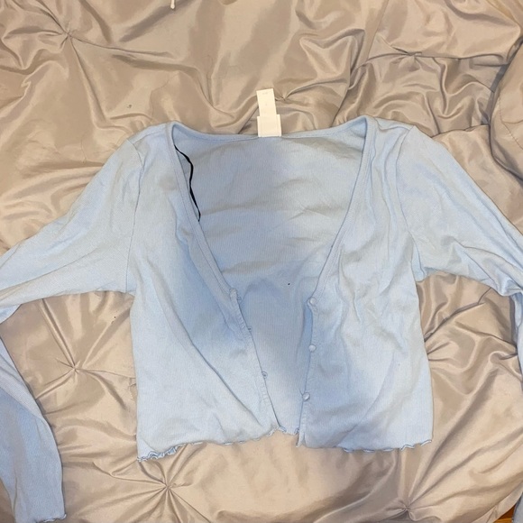 baby blue cardigan - Picture 1 of 1